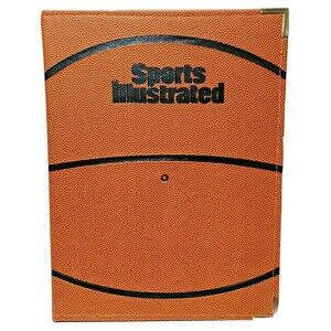 Basketball Sports Illustrated Ball Cover Texture Notebook Portfolio Ledger Pad